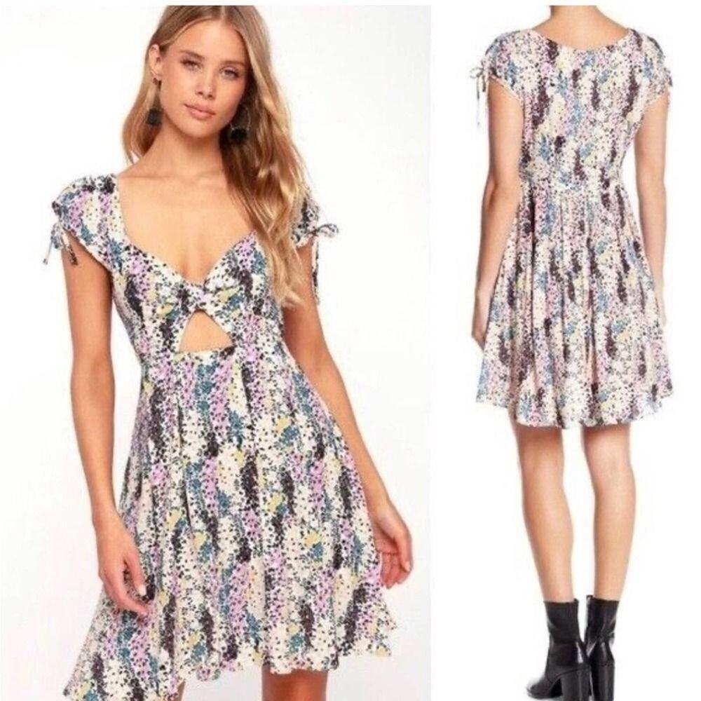 NWT FREE‎ PEOPLE MISS RIGHT CUT-OUT DRESS SIZE L